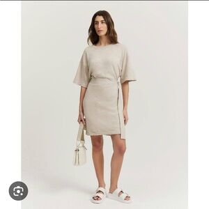 Cotton/linen Wrap dress - Country Road